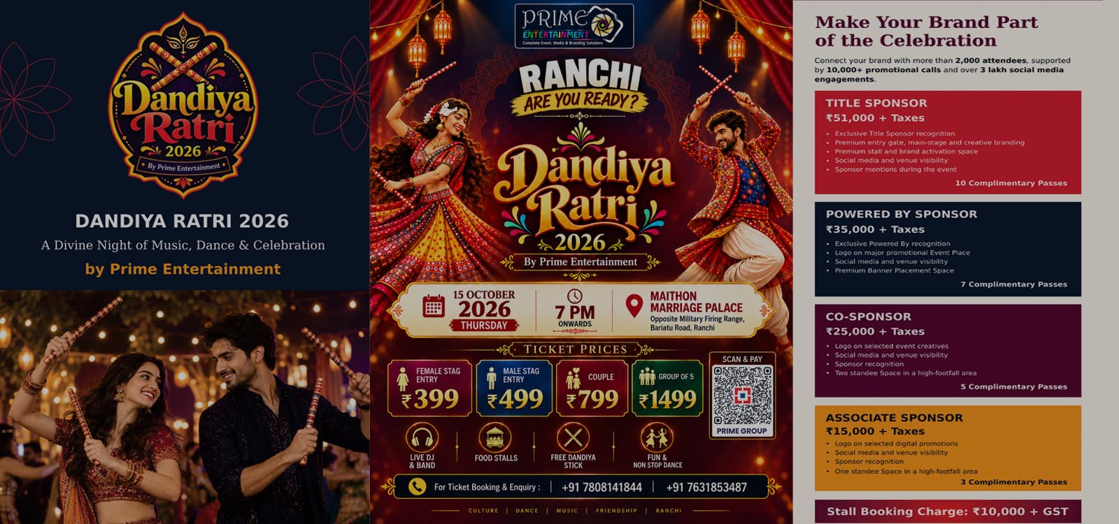 Dandiya Ratri 2026 Poster